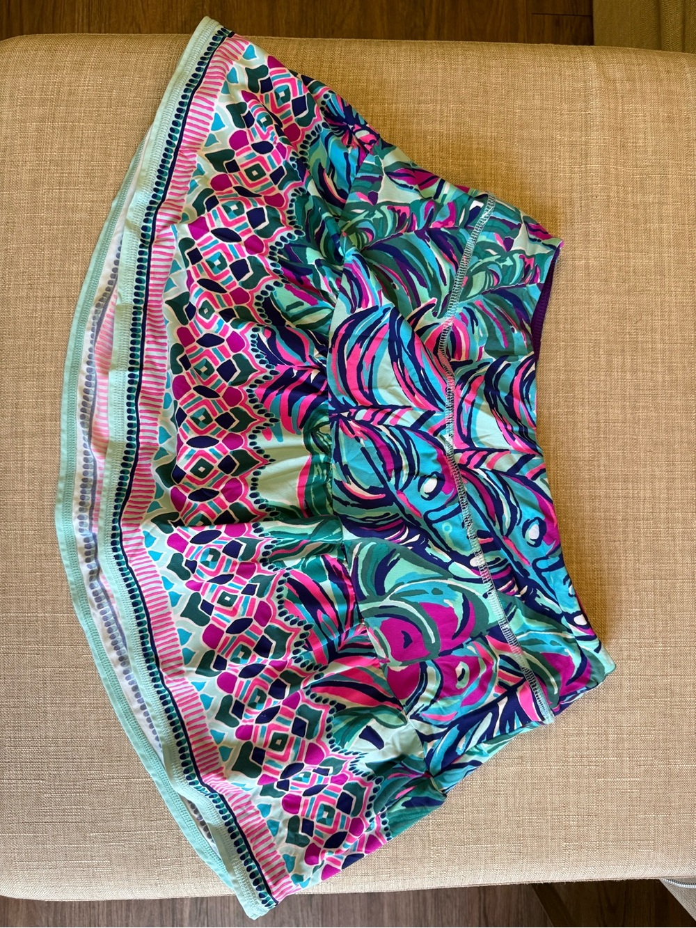 Lilly Pulitzer Purple and Teal Luxletic Bottoms